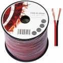 Rollo 100m cable paralelo rojo/negro 2x0.5mm