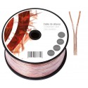 Wir9021 rollo 100m cable transparente 2x0.75 mm 