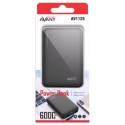 Bateria universal usb 6000 mah avant negra