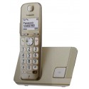 Telefono inalambrico panasonic kx-tge210 gold 