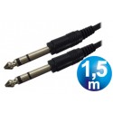 Conexion jack 6.3 m/m stereo 1.5m