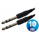 Conexion jack 6.3 m/m stereo 10m