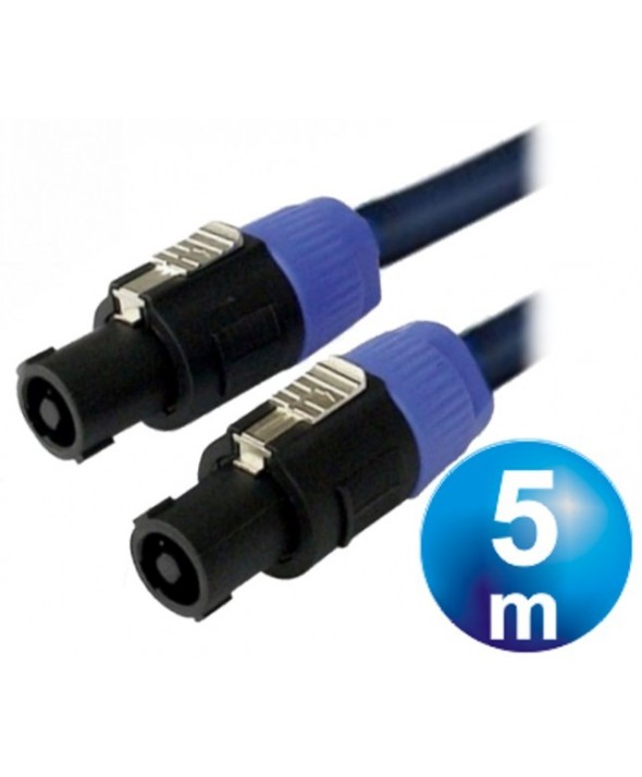 Conexion speakon m/m 5m cable 2.5 mm² accucable