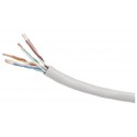 Rollo 100m cable telefonico cat.5e utp(cca) flexible