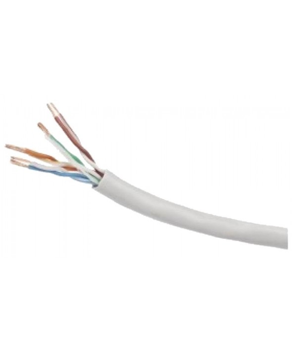 Rollo 100m cable telefonico cat.5e utp(cca) flexible