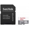 Memoria microsdhd 32gb cl10 80r + adaptador sd sandisk