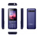 Telefono movil qubo 2.4" 2 simm 32mb 2500mah gris/azulz