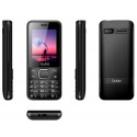 Telefono movil qubo 2.4" 2 simm 32mb 2500mah negro