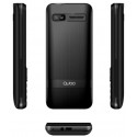 Telefono movil qubo 2.4" 2 simm 32mb 2500mah negro