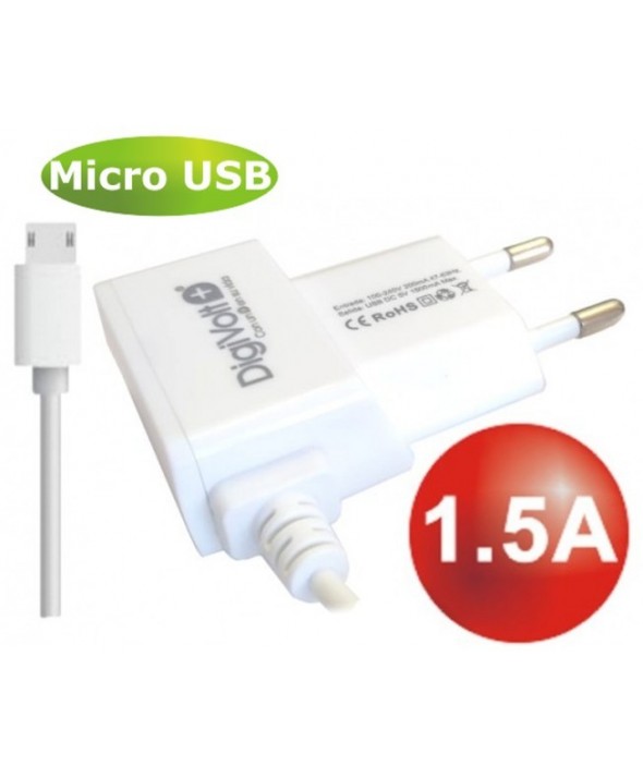 Alimentador red a micro usb 1.5 a (max) qc-2423