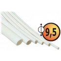 Funda termo retractil 9.5mm (10 unidades) 1m blanca