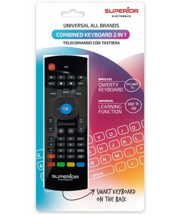 Mando universal superior smart tv + teclado