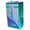 Bateria recargable 6f22 ni-mh 260mah fullwat