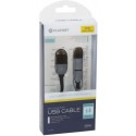 Conexion usb alimentacion lightning + micro usb 1m